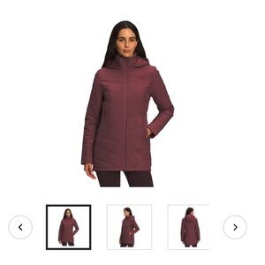 The North Face Tamburello Down Light Parka size XL Wild Ginger